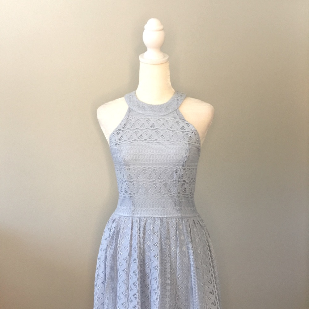 Francesca’s Blue Lace Dress